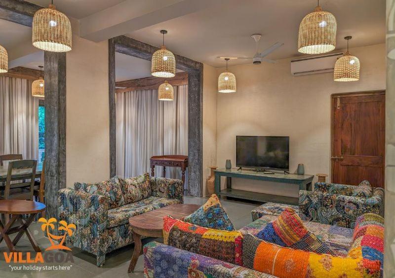 Beach Villa Morjim Room photo